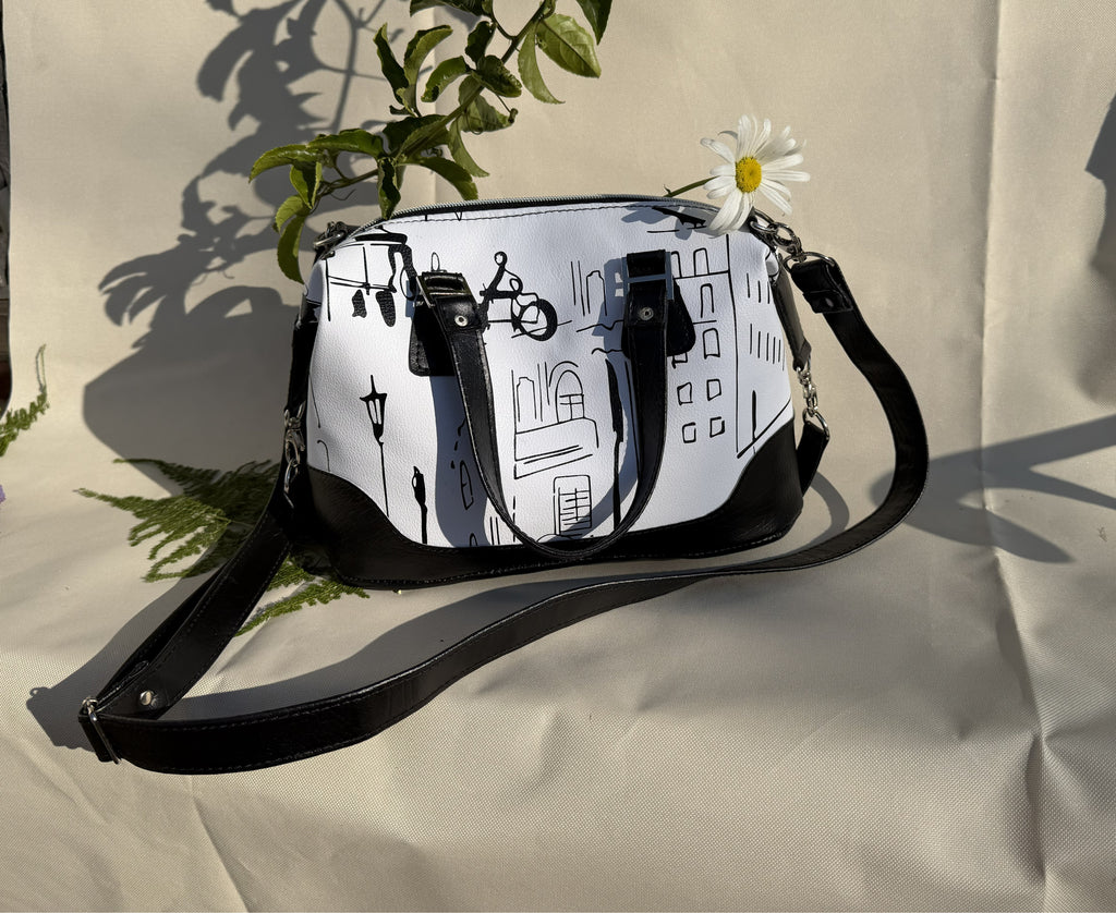 City Sketch Crossbody Handbag