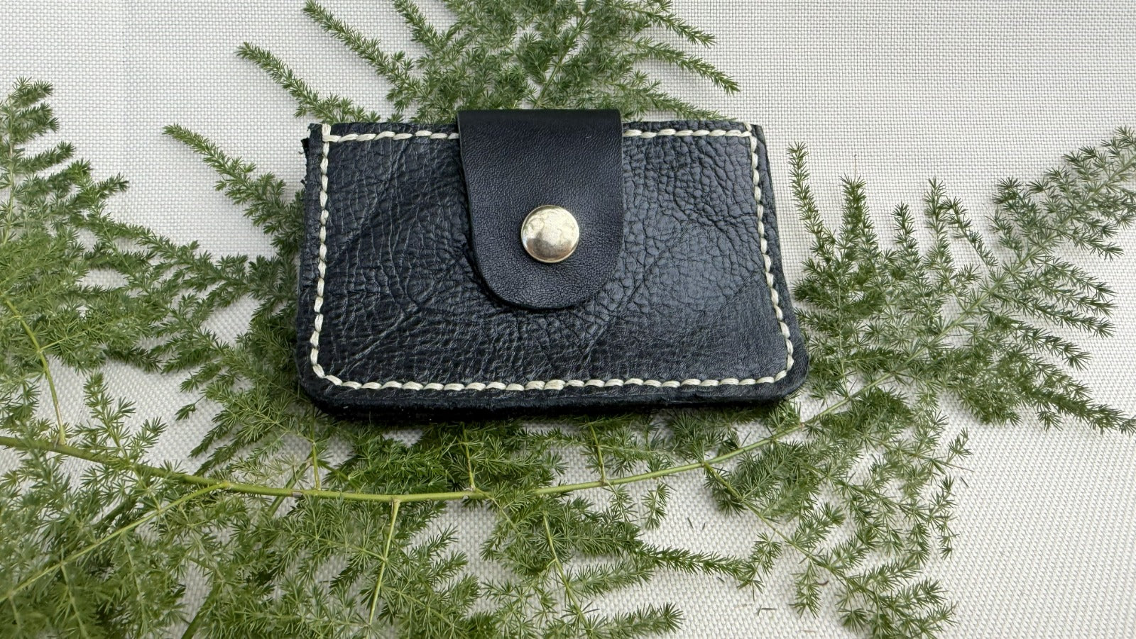 Black Leather Card Wallet