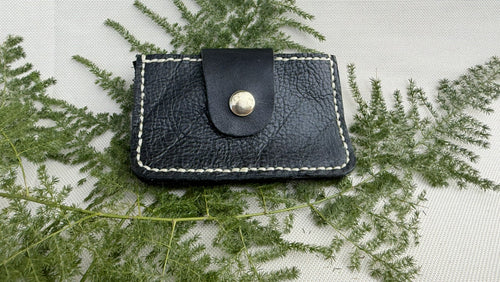 Black Leather Card Wallet
