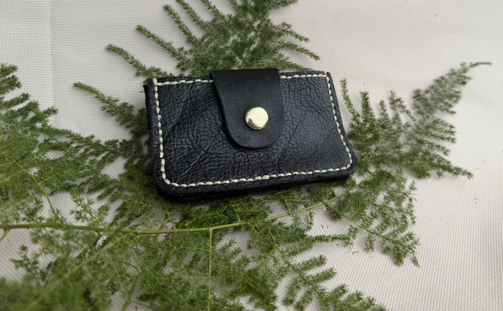 Black Leather Card Wallet