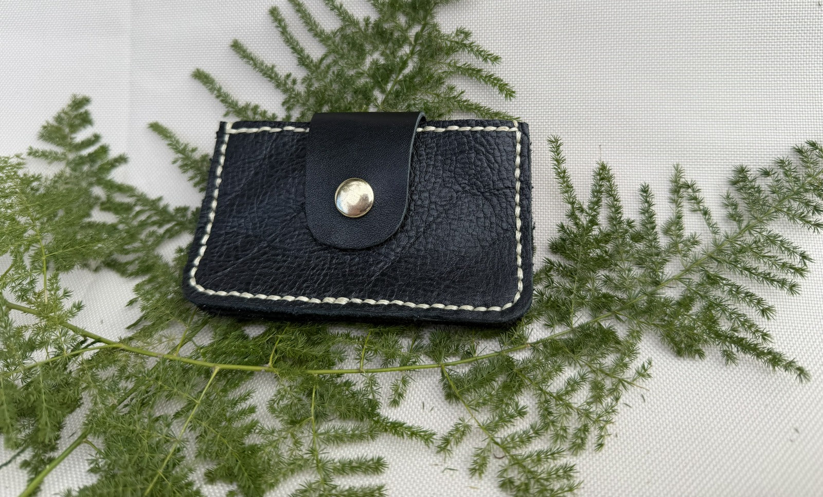 Black Leather Card Wallet